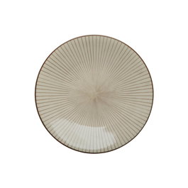 Avet Plato Postre Stoneware 20.5 cm Radial - Pack de 6 Unidades
